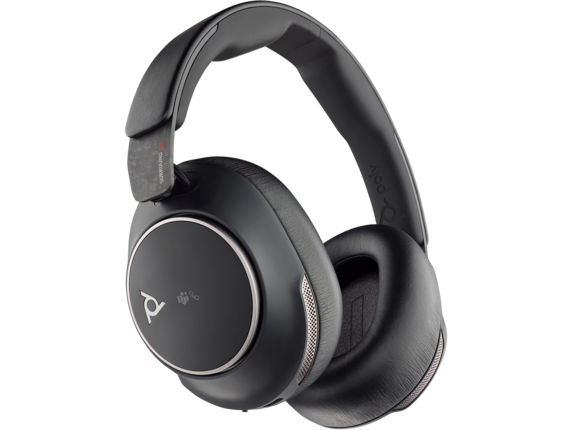 HP Poly Voyager Surround80 fekete vezeték nélküli fejhallgató +  USB-C/A adapter