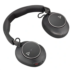 HP Poly Voyager Surround80 fekete vezeték nélküli fejhallgató +  USB-C/A adapter