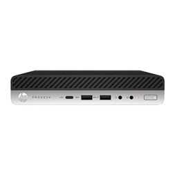 HP ProDesk 600 G4 Micro/i5-8500T/8GB/256GB/Win Pro COA/fekete asztali számítógép (Használt A+)