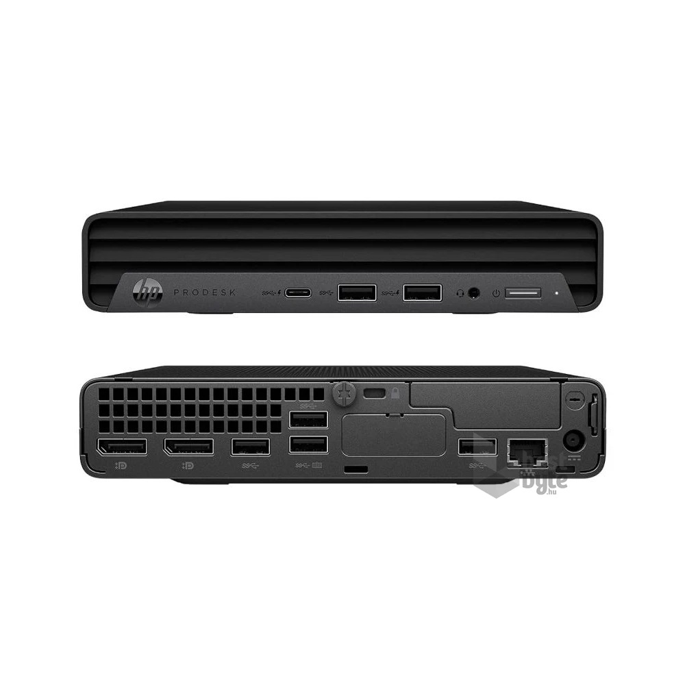 HP ProDesk 600 G6 Mini PC /i3-10100T/8GB/256GB SSD/Win11 Pro fekete asztali számítógép