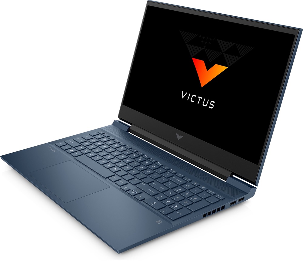 HP Victus 16-e0011nh 16,1"FHD/AMD Ryzen 5-5600H/8GB/512GB/GTX 1650 4GB/DOS/kék laptop