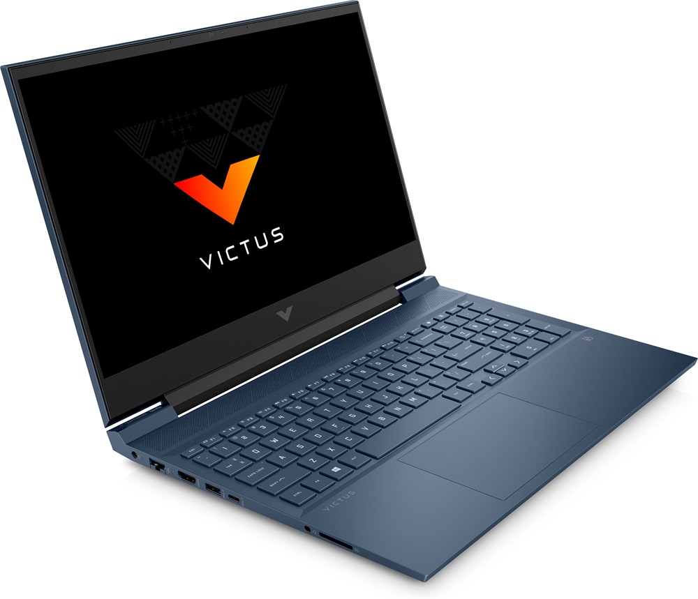 HP Victus 16-e0011nh 16,1"FHD/AMD Ryzen 5-5600H/8GB/512GB/GTX 1650 4GB/DOS/kék laptop