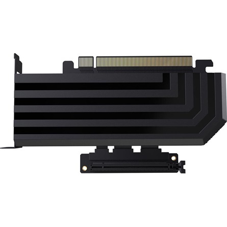 HYTE PCIE40 PCIe x16 -> PCIe x16 M/F riser kábel 0.2m fekete