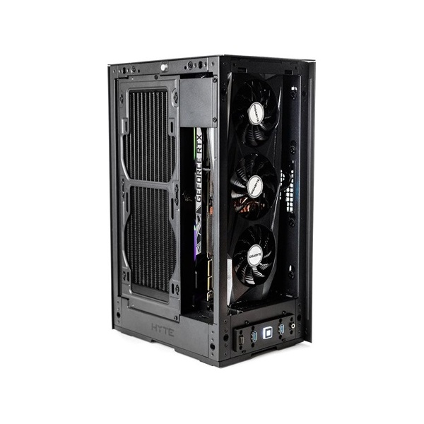 HYTE Revolt 3 táp nélküli Mini-ITX számítógépház fekete