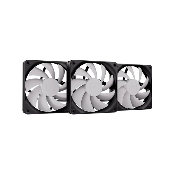 HYTE flow FA12 3db rendszerhűtő ventilátor kit szürke-fekete
