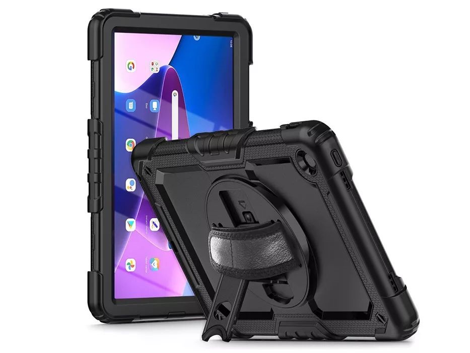 Haffner FN0410 Solid 360 Lenovo Tab M10 Plus 10,6" 3. gen. védőtok kijelzővédő üveggel