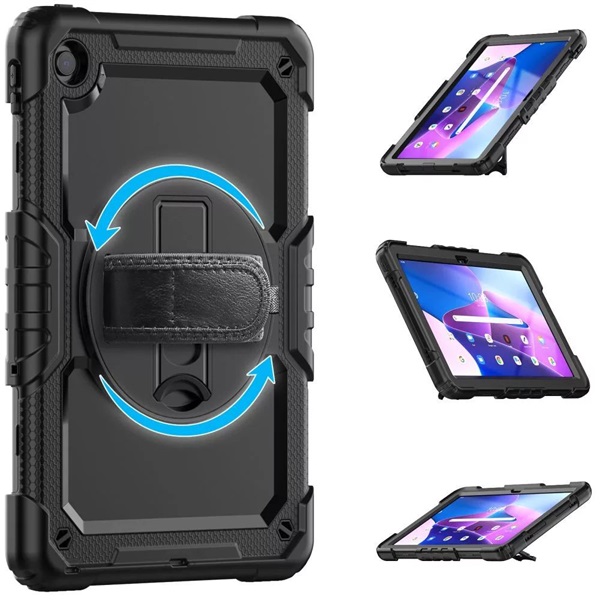Haffner FN0410 Solid 360 Lenovo Tab M10 Plus 10,6" 3. gen. védőtok kijelzővédő üveggel