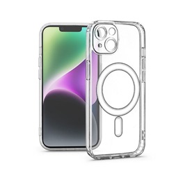 Haffner HF185618 Apple iPhone 14 Clear Mag Cover kameravédős átlátszó szilikon tok