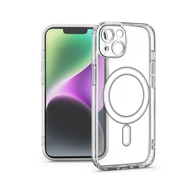 Haffner HF185618 Apple iPhone 14 Clear Mag Cover kameravédős átlátszó szilikon tok