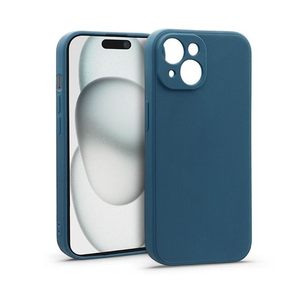 Haffner HF213120 Apple iPhone 15 kék Matt szilikon tok