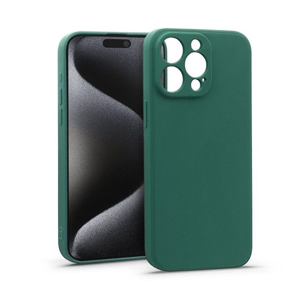 Haffner HF213144 Apple iPhone 15 Pro zöld Matt szilikon tok