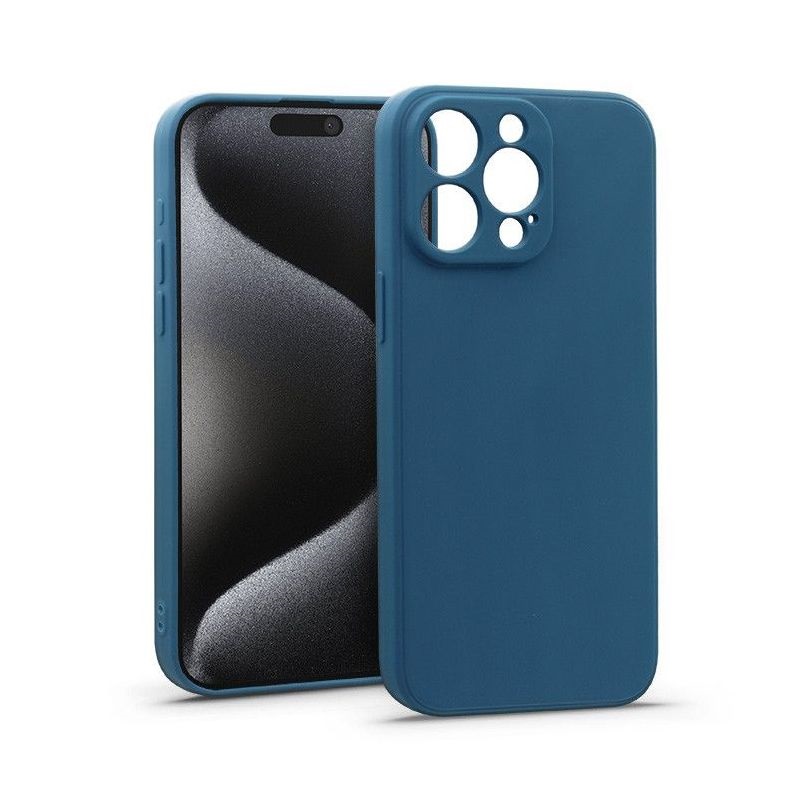 Haffner HF213182 Apple iPhone 15 Pro Max kék Matt szilikon tok