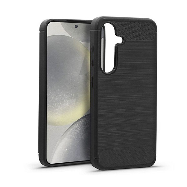 Haffner HF233050 Samsung SM-S921 Galaxy S24 Carbon fekete szilikon tok
