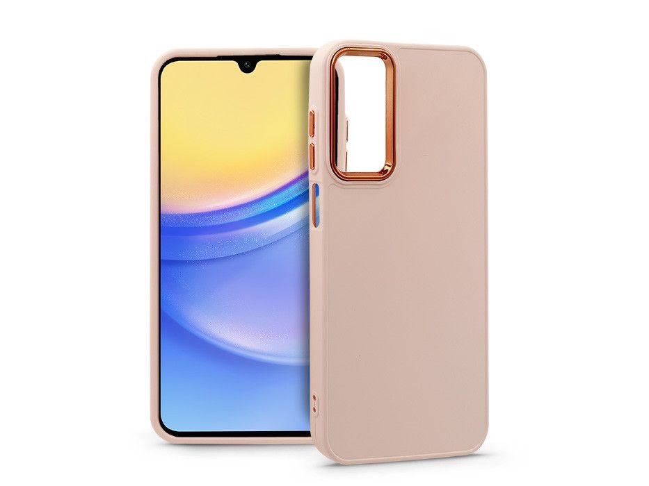 Haffner HF240232 Samsung Galaxy A15 4G/A15 5G Frame rózsaszín szilikon hátlap