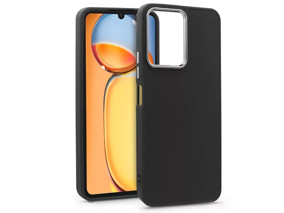 Haffner HF256608 Xiaomi Redmi 13C Frame fekete szilikon hátlap
