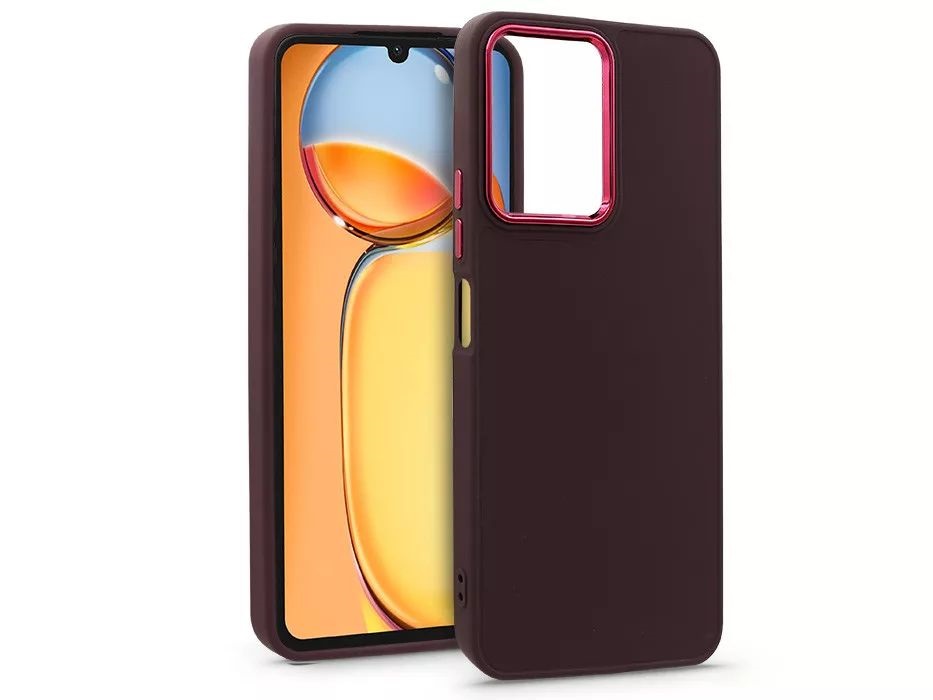 Haffner HF256622 Xiaomi Redmi 13C Frame bíbor szilikon hátlap