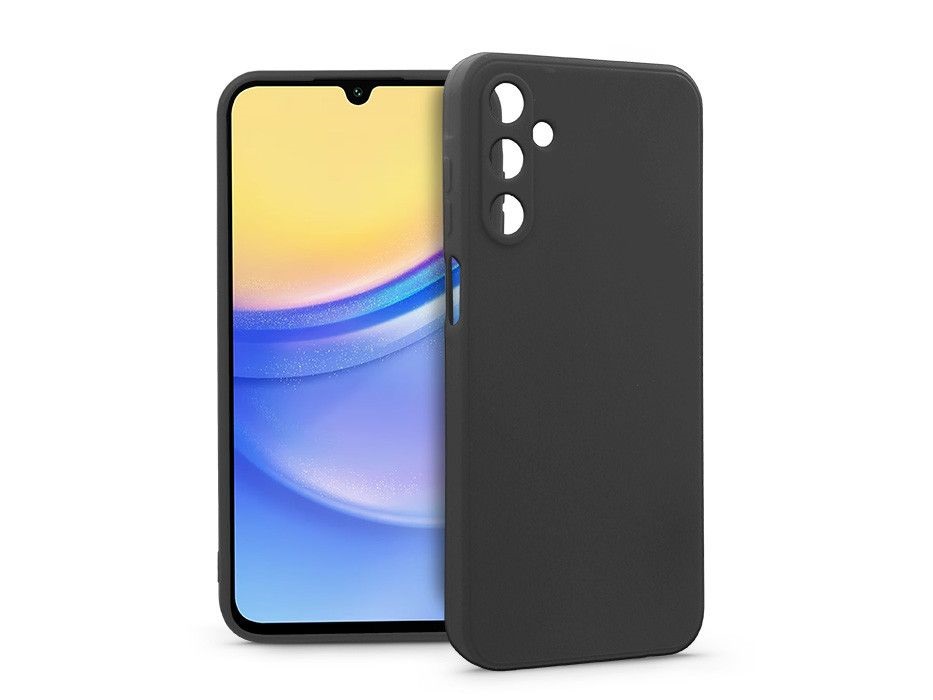 Haffner HF258893 Samsung Galaxy A15 4G/Galaxy A15 5G Soft fekete szilikon hátlap