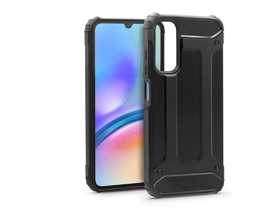 Haffner HF262654 Samsung Galaxy A05s Carbon fekete szilikon hátlap