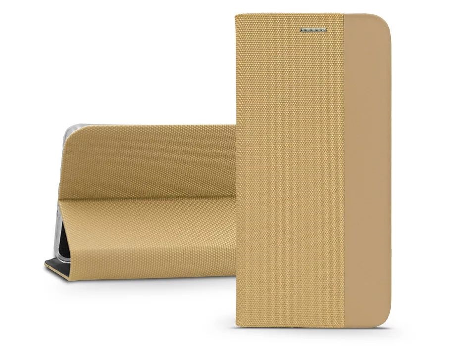 Haffner HF268397 Samsung Galaxy A35 5G Sensitive Book Flip arany bőrtok