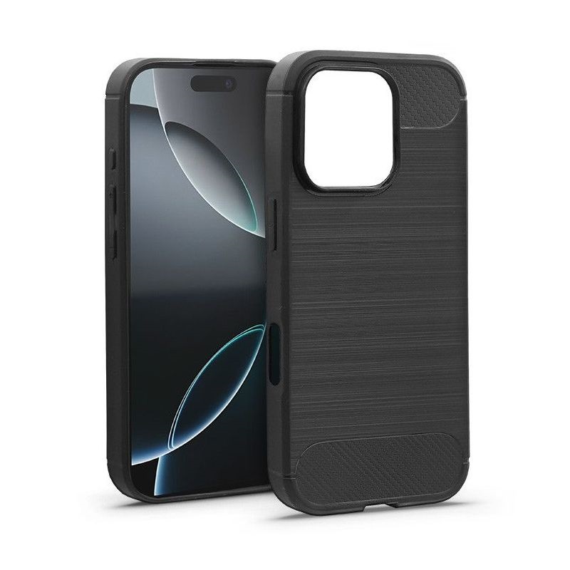 Haffner HF304316 Apple iPhone 16 Pro Max Carbon fekete szilikon tok