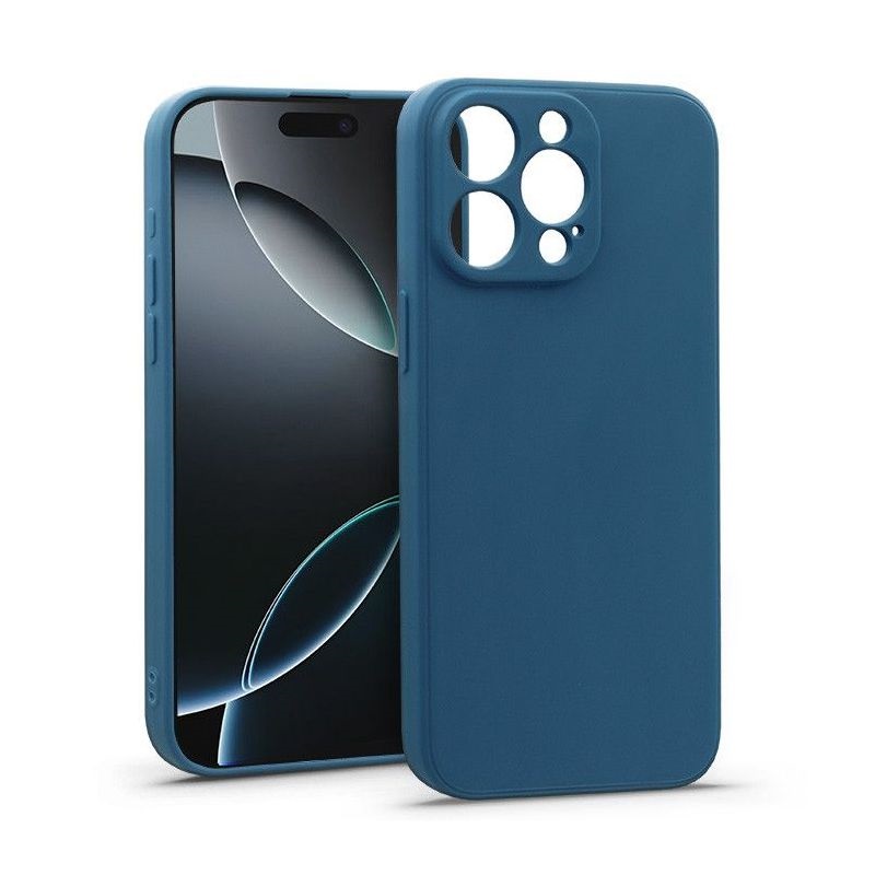 Haffner HF304989 Apple iPhone 16 Pro Max kék Matt szilikon tok