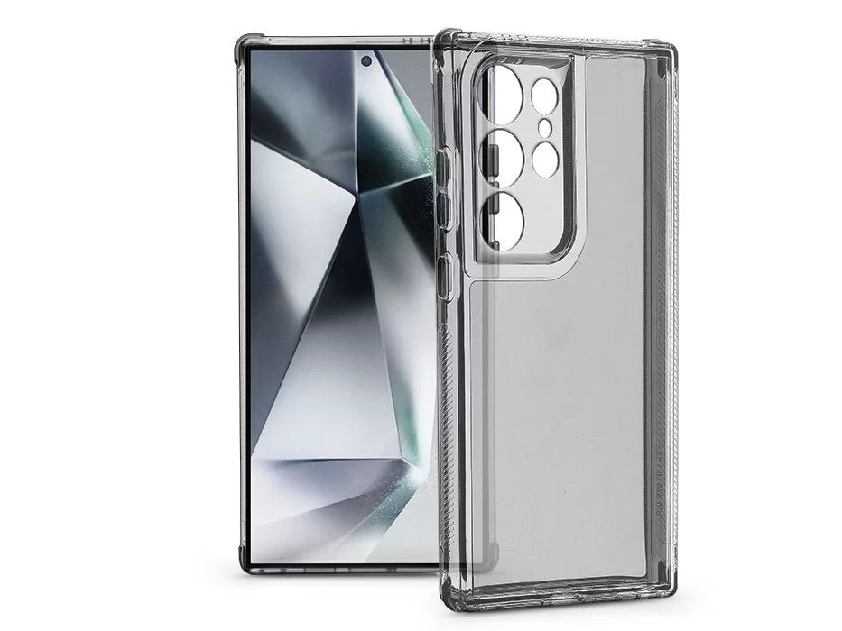 Haffner HF322426 Samsung SM-S928 Galaxy S24 Ultra Matrix Clear kameravédős átlátszó szilikon tok
