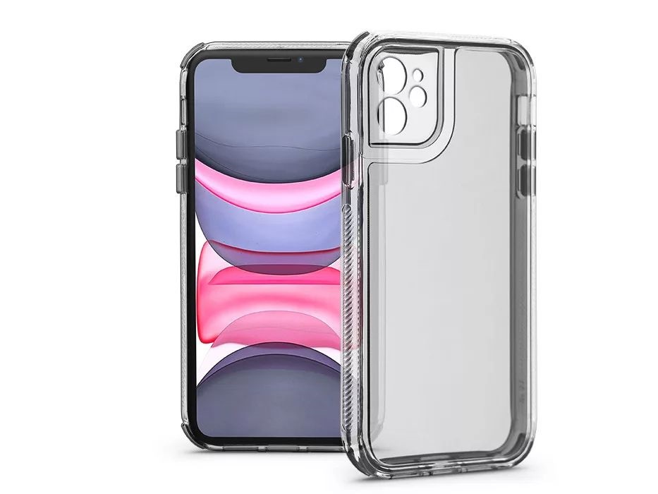 Haffner HF323034 Apple iPhone 11 Matrix Clear kameravédős átlátszó szilikon tok