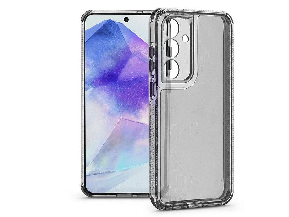 Haffner HF324086 Samsung SM-A556 Galaxy A55 5G Matrix Clear kameravédős átlátszó szilikon tok