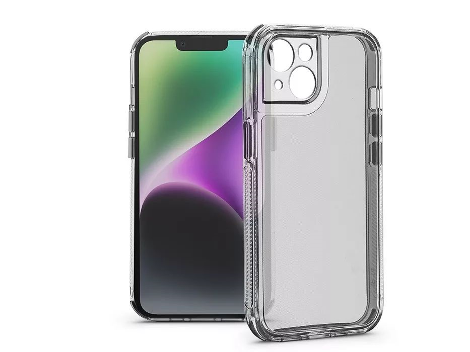 Haffner HF324147 Apple iPhone 14 Matrix Clear kameravédős átlátszó szilikon tok