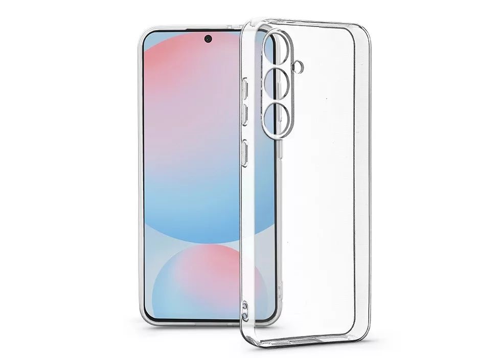 Haffner HF326059 Samsung SM-S721 Galaxy S24 FE Clear Case kameravédős átlátszó szilikon tok