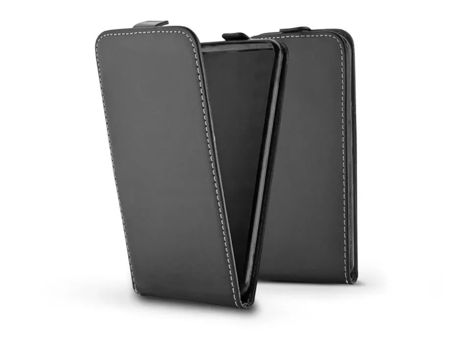 Haffner HF329074 Samsung SM-A165 Galaxy A16 4G/A16 5G Slim Flexi Flip fekete lefelé nyíló tok