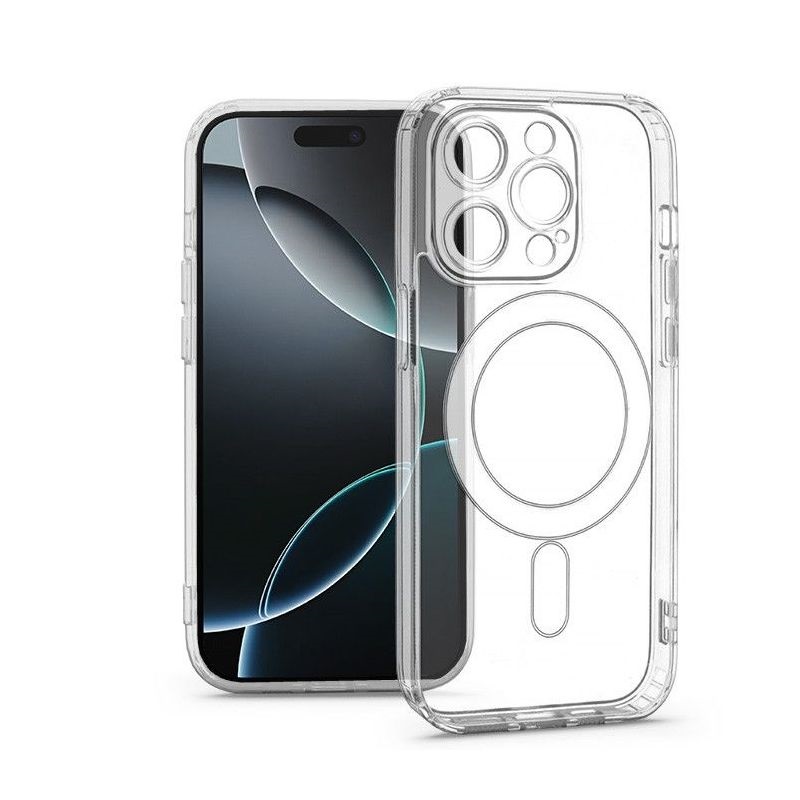 Haffner HF331091 Apple iPhone 16 Pro Max Clear Mag Cover kameravédős átlátszó szilikon tok
