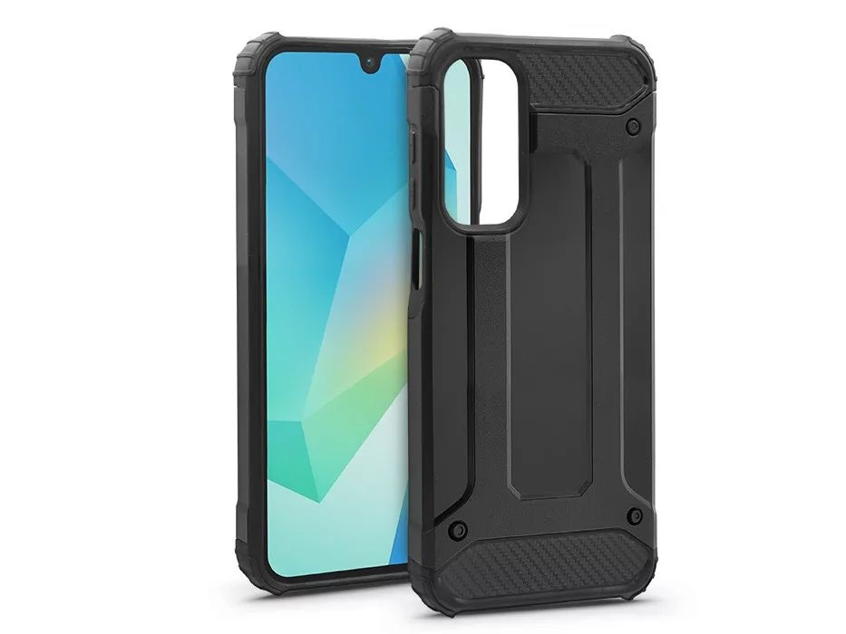 Haffner HF331602 Samsung SM-A165 Galaxy A16 4G/A16 5G Armor fekete ütésálló tok