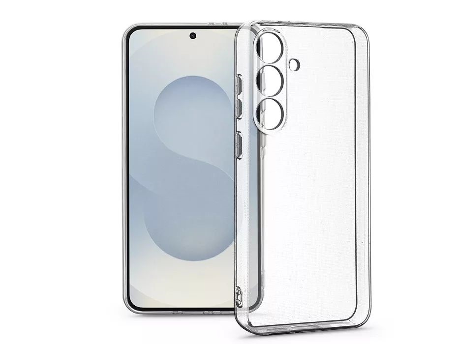 Haffner HF338847 Samsung SM-S937 Galaxy S25 Clear Case kameravédős átlátszó szilikon tok