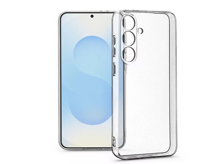 Haffner HF338854 Samsung SM-S936 Galaxy S25+ Clear Case kameravédős átlátszó szilikon tok