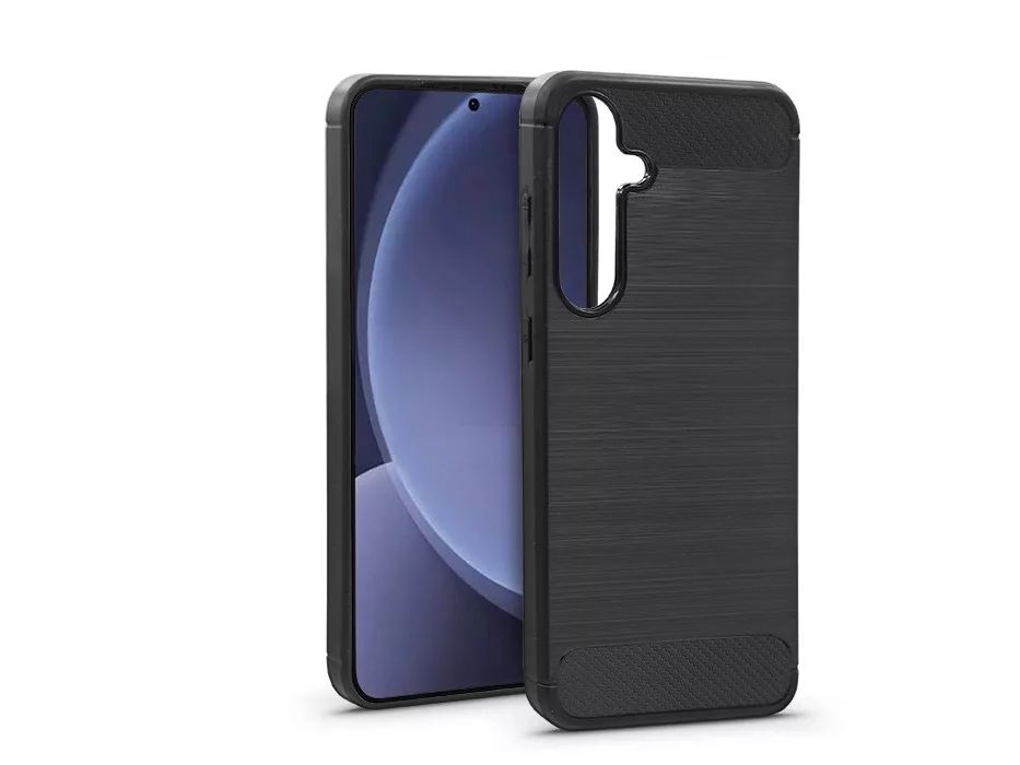 Haffner HF339950 Samsung SM-S936 Galaxy S25+ Carbon fekete szilikon tok