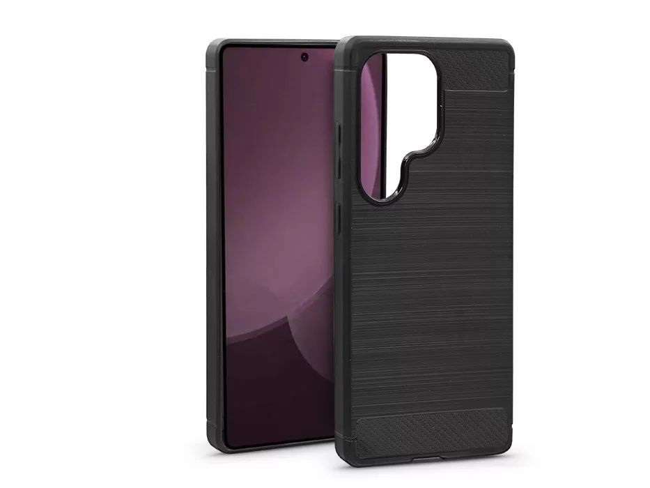 Haffner HF339974 Samsung SM-S938 Galaxy S25 Ultra Carbon fekete szilikon tok