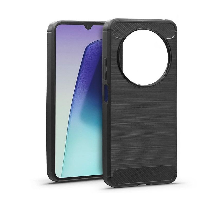 Haffner HF343476 Xiaomi Redmi 14C Carbon fekete szilikon tok