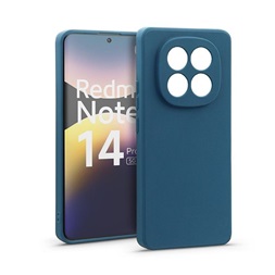 Haffner HF366185 Xiaomi Redmi Note 14 Pro Plus 5G kék Matt szilikon tok