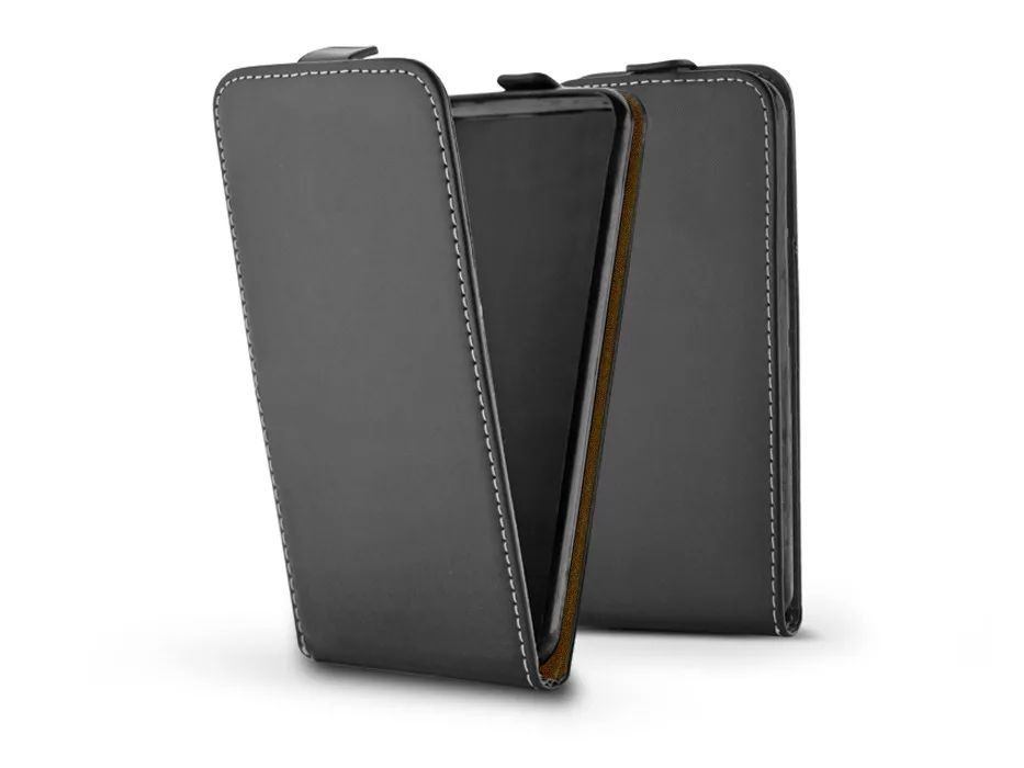 Haffner HF366512 Xiaomi Redmi Note 14 Pro 5G/Note 14 Pro+ 5G Slim Flexi Flip fekete lefelé nyíló tok