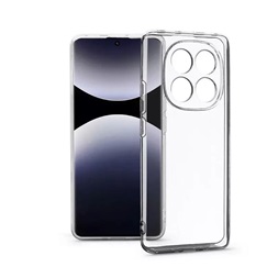 Haffner HF367113 Xiaomi Redmi Note 14 Pro 5G/Note 14 Pro+ 5G kameravédős átlátszó szilikon tok
