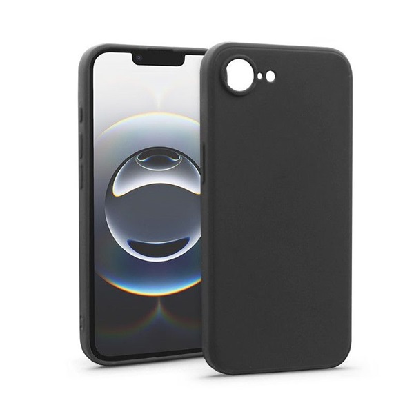 Haffner HF380433 Apple iPhone 16e Soft fekete szilikon tok