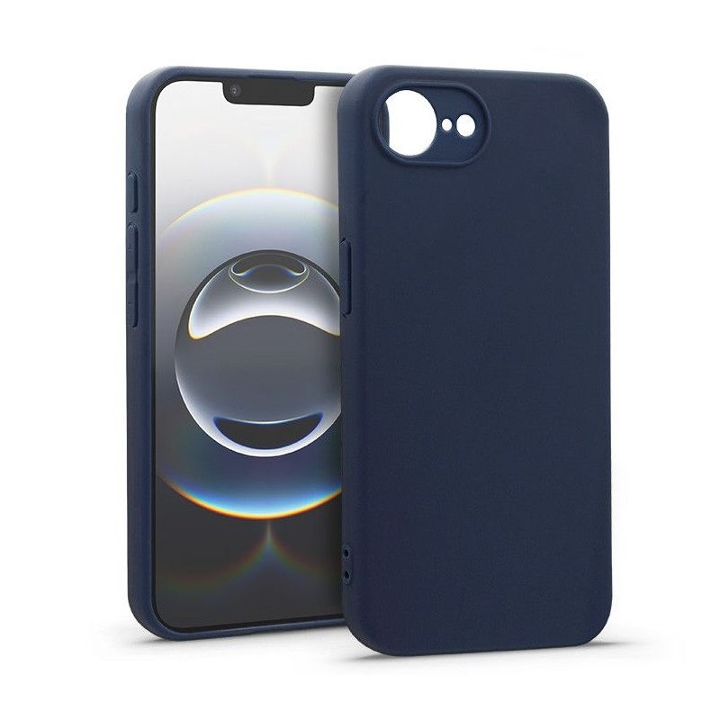 Haffner HF382130 Apple iPhone 16e kék Matt szilikon tok