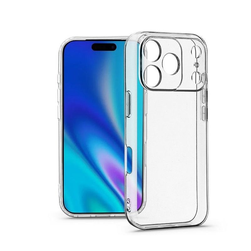 Haffner HF407208 Apple iPhone 17 Pro Clear Case kameravédős átlátszó szilikon tok