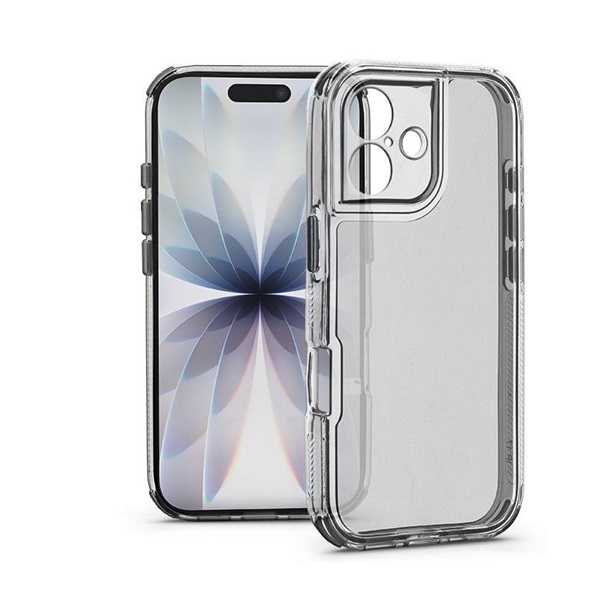 Haffner HF454134 Apple iPhone 17 Matrix Clear kameravédős átlátszó szilikon tok