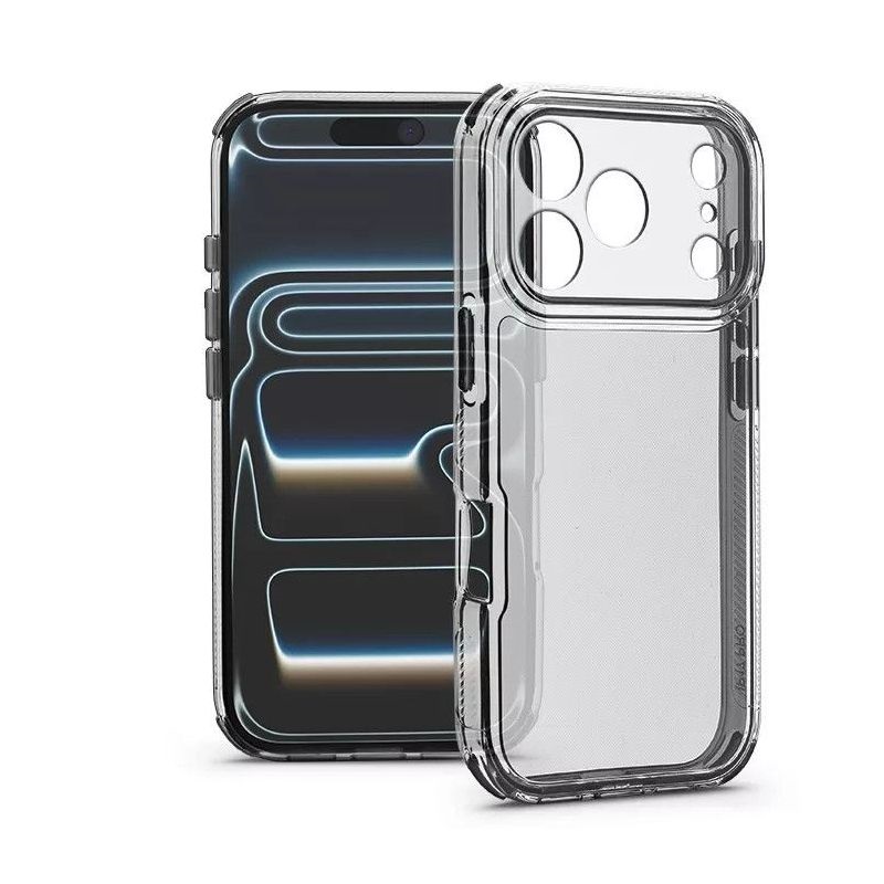 Haffner HF454219 Apple iPhone 17 Pro Max Matrix Clear kameravédős átlátszó szilikon tok