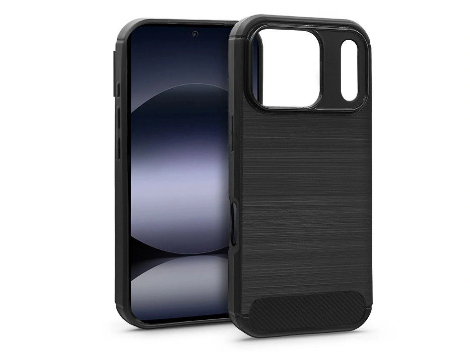 Haffner HF554174 Apple iPhone 17 Pro Carbon szilikon fekete tok