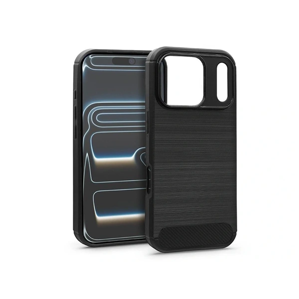 Haffner HF554181 Apple iPhone 17 Pro Max Carbon szilikon fekete tok