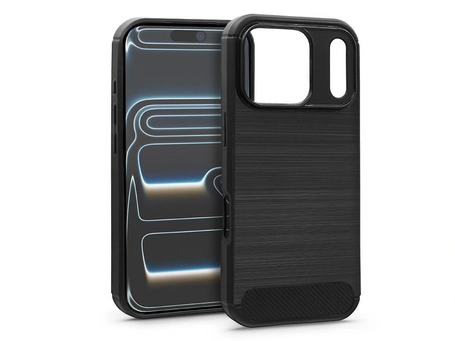 Haffner HF554181 Apple iPhone 17 Pro Max Carbon szilikon fekete tok
