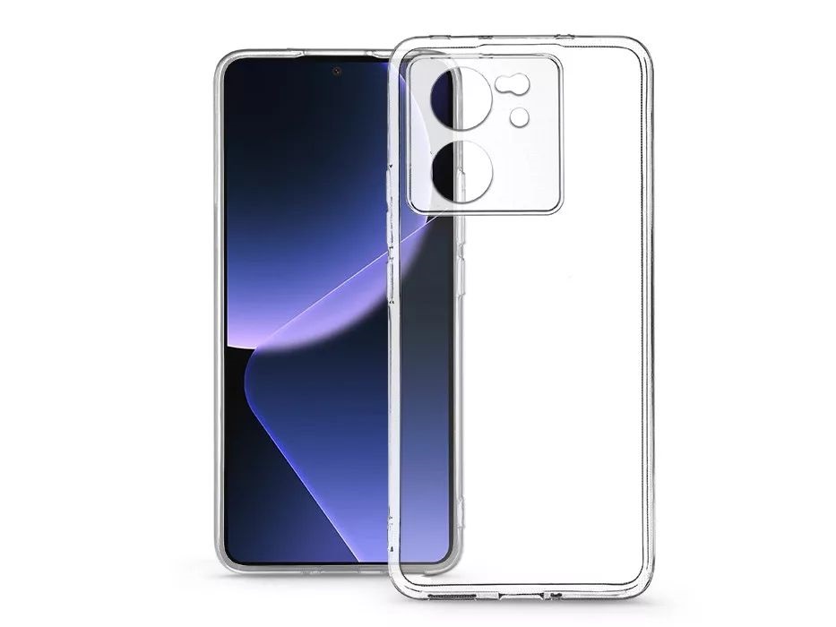 Haffner HF647528 Xiaomi 13T Clear Case átlátszó szilikon hátlap kameravédővel